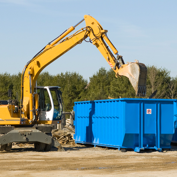 is there a minimum or maximum amount of waste i can put in a residential dumpster in Bessie OK